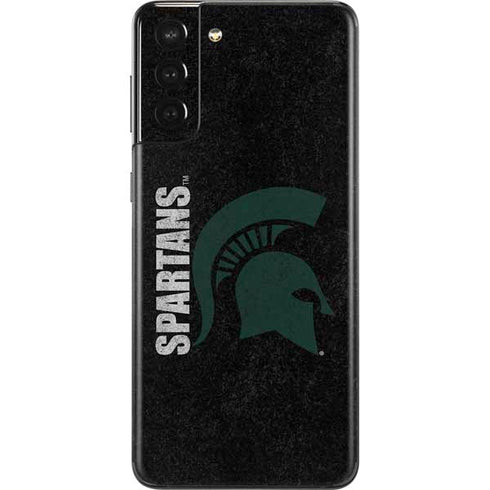 Michigan State University Bold Spartans Logo Galaxy S21 Plus 5G Skin