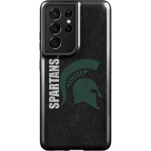Michigan State University Bold Spartans Logo Galaxy S21 Ultra 5G Pro Case