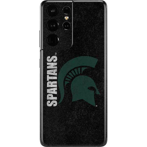 Michigan State University Bold Spartans Logo Galaxy S21 Ultra 5G Skin