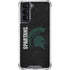 Michigan State University Bold Spartans Logo Galaxy S22 Clear Case