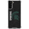 Michigan State University Bold Spartans Logo Galaxy S22 Plus Clear Case