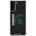 Michigan State University Bold Spartans Logo Galaxy S22 Plus Clear Case