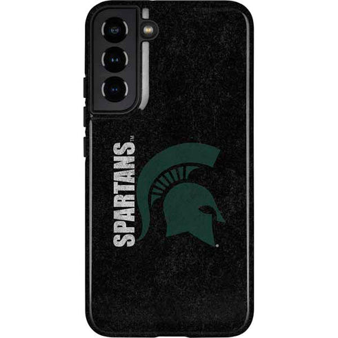 Michigan State University Bold Spartans Logo Galaxy S22 Plus Pro Case