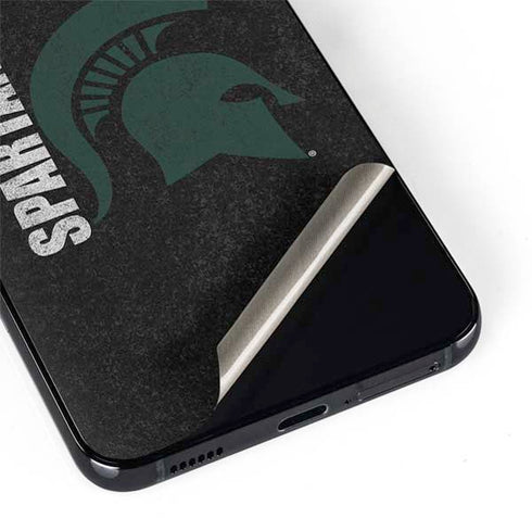 Michigan State University Bold Spartans Logo Galaxy S22 Skin