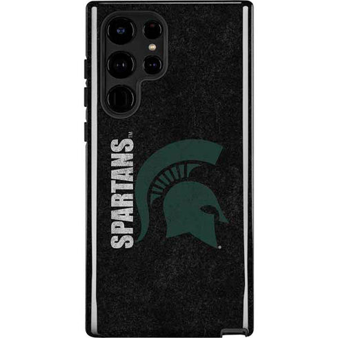 Michigan State University Bold Spartans Logo Galaxy S22 Ultra Pro Case