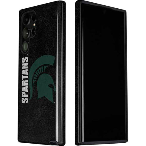 Michigan State University Bold Spartans Logo Galaxy S22 Ultra Pro Case