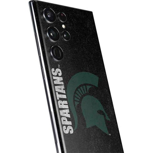 Michigan State University Bold Spartans Logo Galaxy S22 Ultra Skin