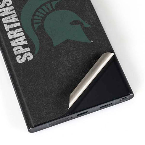 Michigan State University Bold Spartans Logo Galaxy S22 Ultra Skin