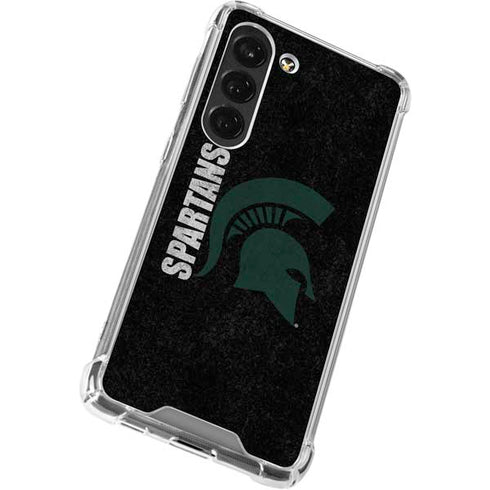 Michigan State University Bold Spartans Logo Galaxy S23 Clear Case