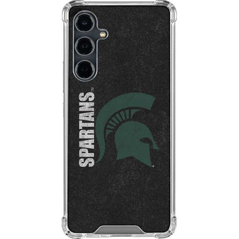 Michigan State University Bold Spartans Logo Galaxy S23 FE Clear Case