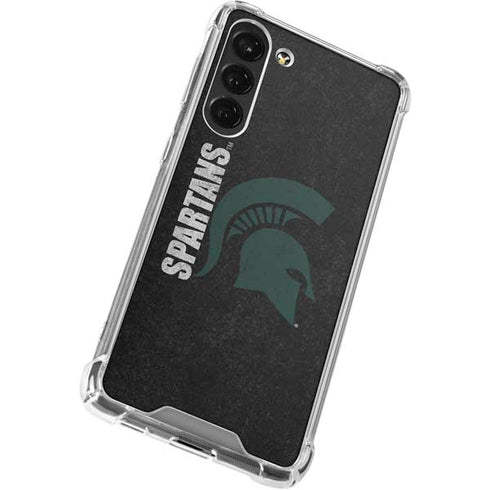 Michigan State University Bold Spartans Logo Galaxy S23 Plus Clear Case