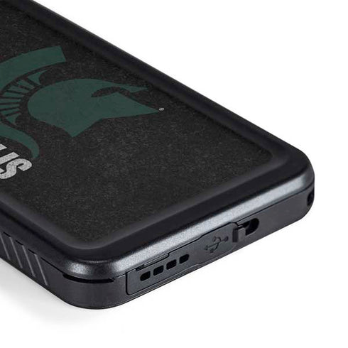 Michigan State University Bold Spartans Logo Galaxy S23 Plus Waterproof Case