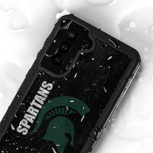 Michigan State University Bold Spartans Logo Galaxy S23 Plus Waterproof Case