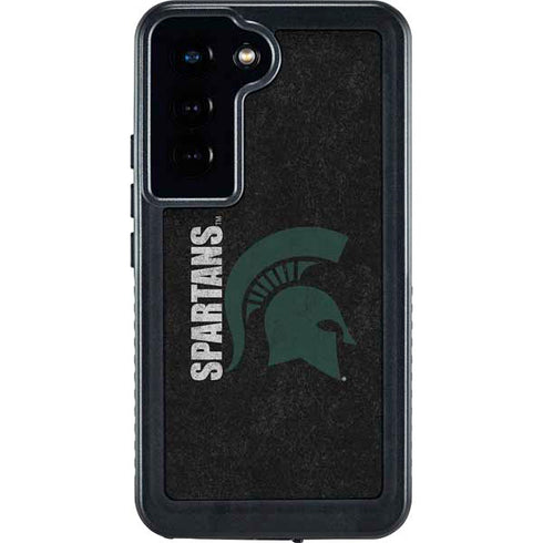 Michigan State University Bold Spartans Logo Galaxy S23 Waterproof Case