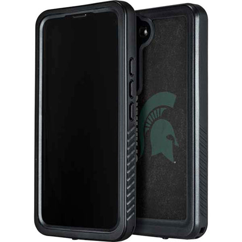Michigan State University Bold Spartans Logo Galaxy S23 Waterproof Case