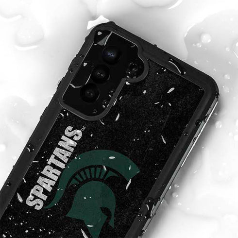 Michigan State University Bold Spartans Logo Galaxy S23 Waterproof Case