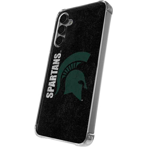Michigan State University Bold Spartans Logo Galaxy S24 Plus Clear Case