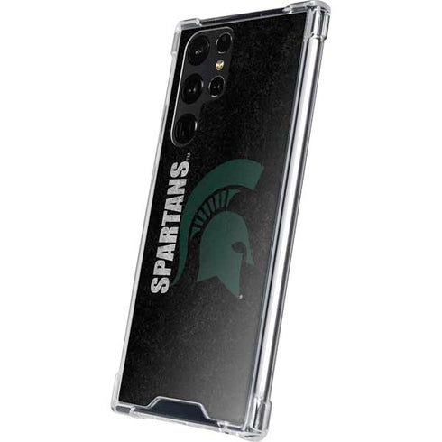 Michigan State University Bold Spartans Logo Galaxy S24 Ultra Clear Case