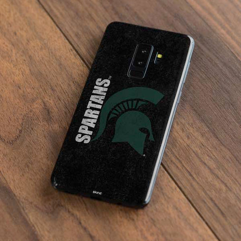 Michigan State University Bold Spartans Logo Galaxy S9 Plus Skin