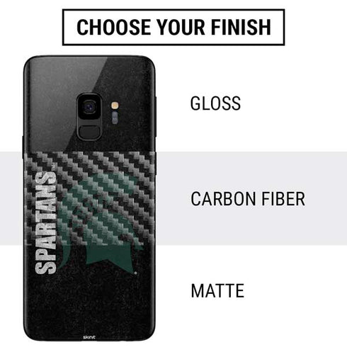 Michigan State University Bold Spartans Logo Galaxy S9 Skin
