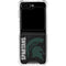 Michigan State University Bold Spartans Logo Galaxy Z Flip5 5G Clear Case