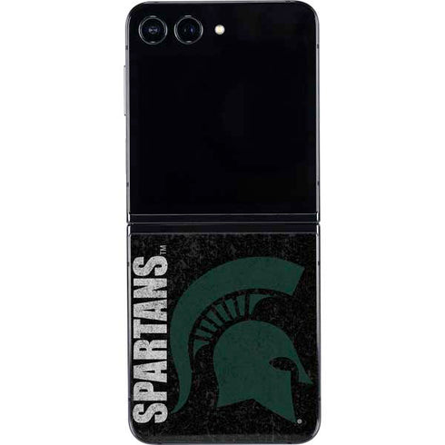 Michigan State University Bold Spartans Logo Galaxy Z Flip5 5G Skin