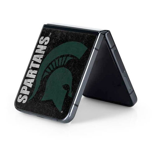 Michigan State University Bold Spartans Logo Galaxy Z Flip5 5G Skin