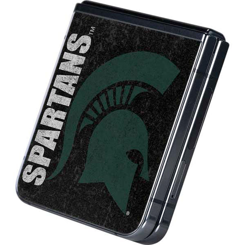 Michigan State University Bold Spartans Logo Galaxy Z Flip5 5G Skin