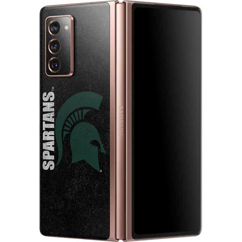 Michigan State University Bold Spartans Logo Galaxy Z Fold2 5G Skin