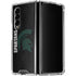 Michigan State University Bold Spartans Logo Galaxy Z Fold4 5G Clear Case