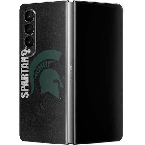 Michigan State University Bold Spartans Logo Galaxy Z Fold4 5G Skin