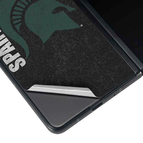Michigan State University Bold Spartans Logo Galaxy Z Fold4 5G Skin