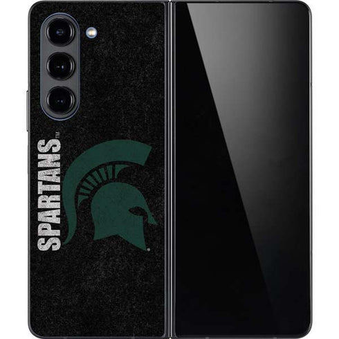 Michigan State University Bold Spartans Logo Galaxy Z Fold5 5G Skin