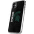 Michigan State University Bold Spartans Logo iPhone 11 Clear Case