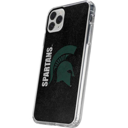 Michigan State University Bold Spartans Logo iPhone 11 Pro Clear Case