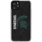 Michigan State University Bold Spartans Logo iPhone 11 Pro Clear Case