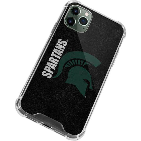 Michigan State University Bold Spartans Logo iPhone 11 Pro Max Clear Case