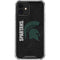 Michigan State University Bold Spartans Logo iPhone 12 Clear Case