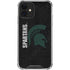 Michigan State University Bold Spartans Logo iPhone 12 Clear Case