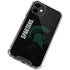 Michigan State University Bold Spartans Logo iPhone 12 Mini Clear Case