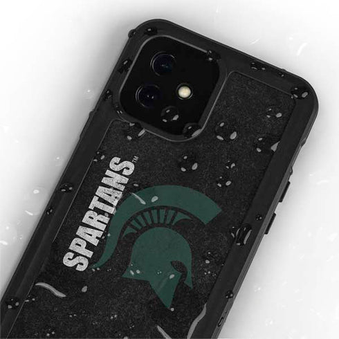 Michigan State University Bold Spartans Logo iPhone 12 Mini Waterproof Case