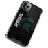 Michigan State University Bold Spartans Logo iPhone 12 Pro Clear Case