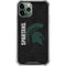 Michigan State University Bold Spartans Logo iPhone 12 Pro Max Clear Case