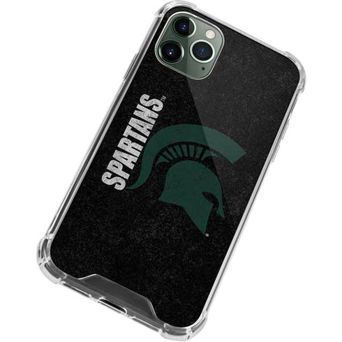 Michigan State University Bold Spartans Logo iPhone 12 Pro Max Clear Case