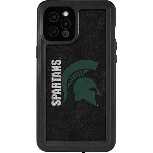 Michigan State University Bold Spartans Logo iPhone 12 Pro Max Waterproof Case