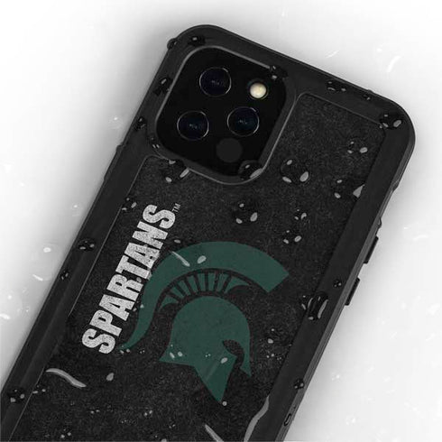 Michigan State University Bold Spartans Logo iPhone 12 Pro Waterproof Case
