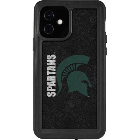 Michigan State University Bold Spartans Logo iPhone 12 Waterproof Case