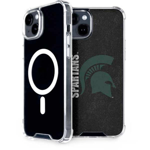 Michigan State University Bold Spartans Logo iPhone 13 MagSafe Case