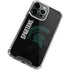 Michigan State University Bold Spartans Logo iPhone 13 Pro Clear Case