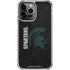 Michigan State University Bold Spartans Logo iPhone 13 Pro Max Clear Case